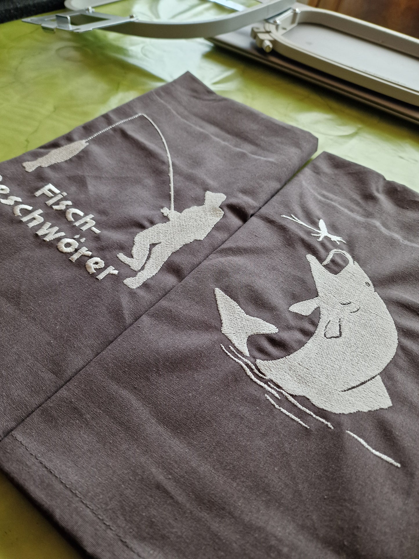 Fischtuch Fischbeschwörer