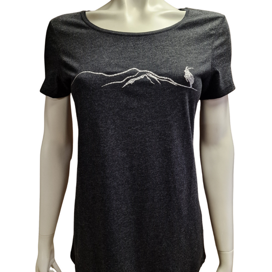 T-Shirt Steinbock Glitzer Gr. XS oder S (Frau)