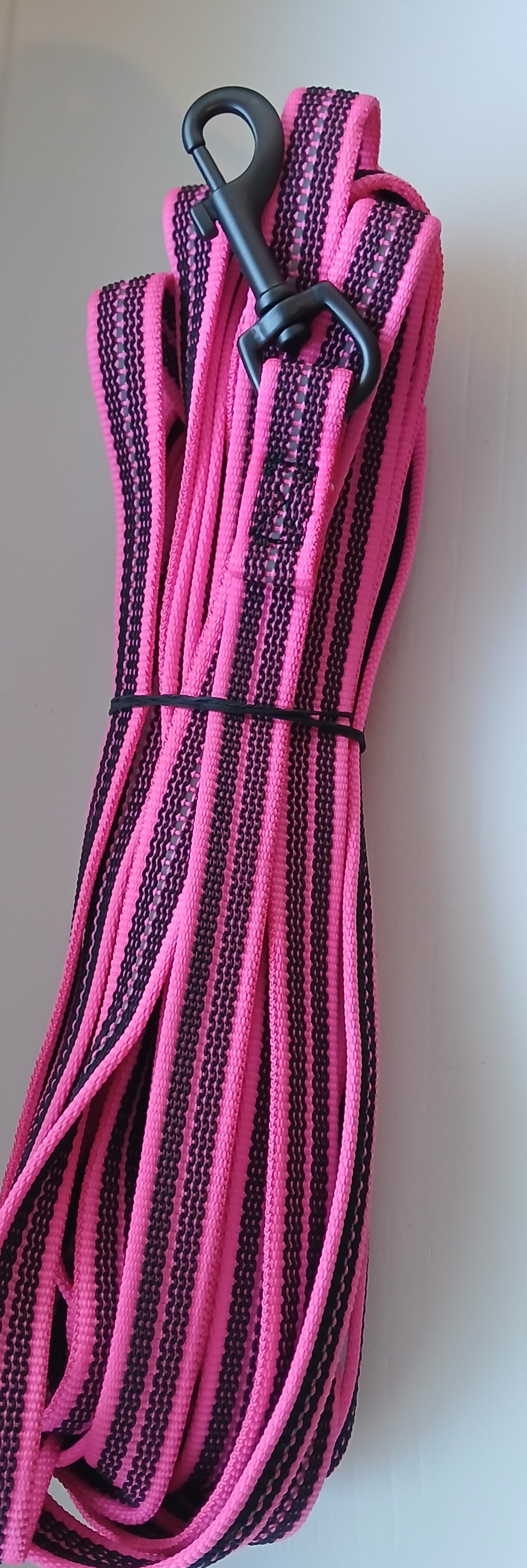 Reflektierende Leine - 10 Meter - ohne Handschlaufe, gummiert