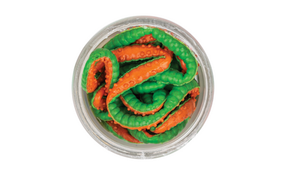 Berkley PowerBait Honey Worm - Green/Orange