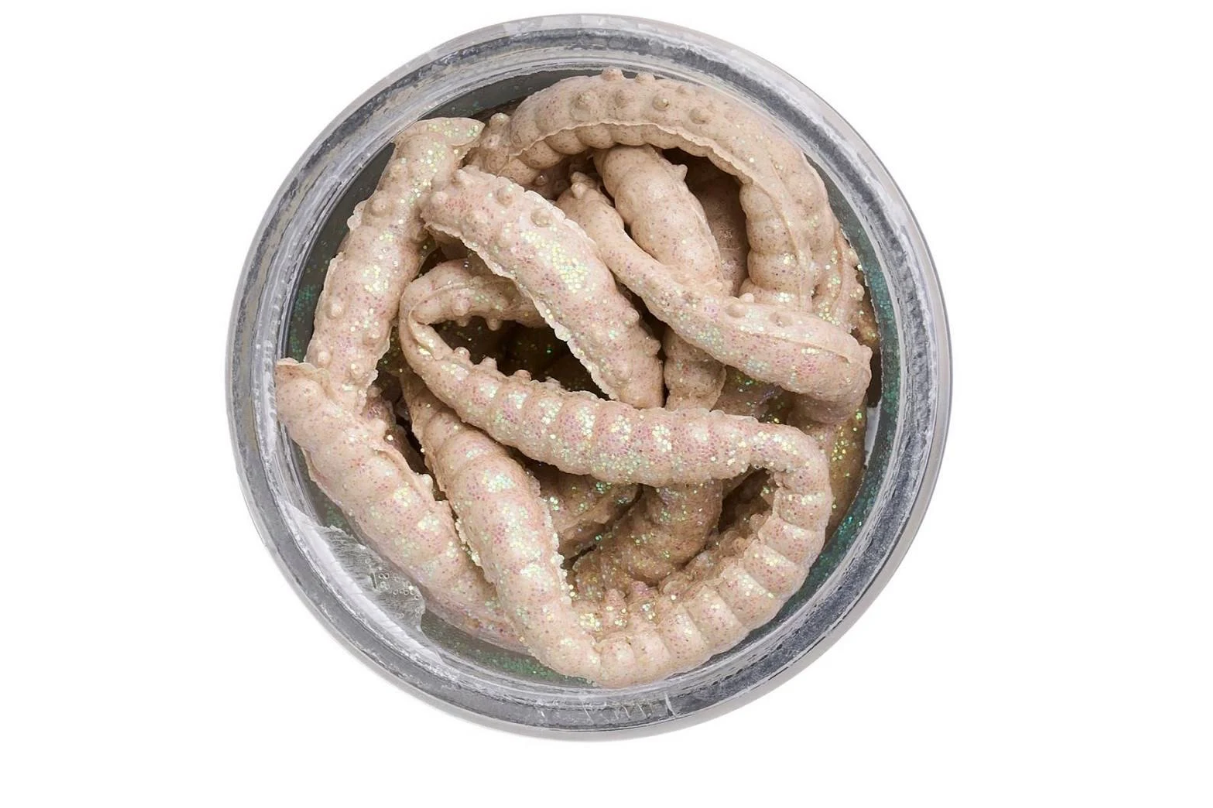 Berkley PowerBait Sparkle Honey Worm - Natural/Scale