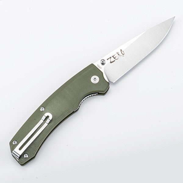 TEKUT EDC Klappmesser ZERO Skandinavischer Sandvik Stahl OLIVE