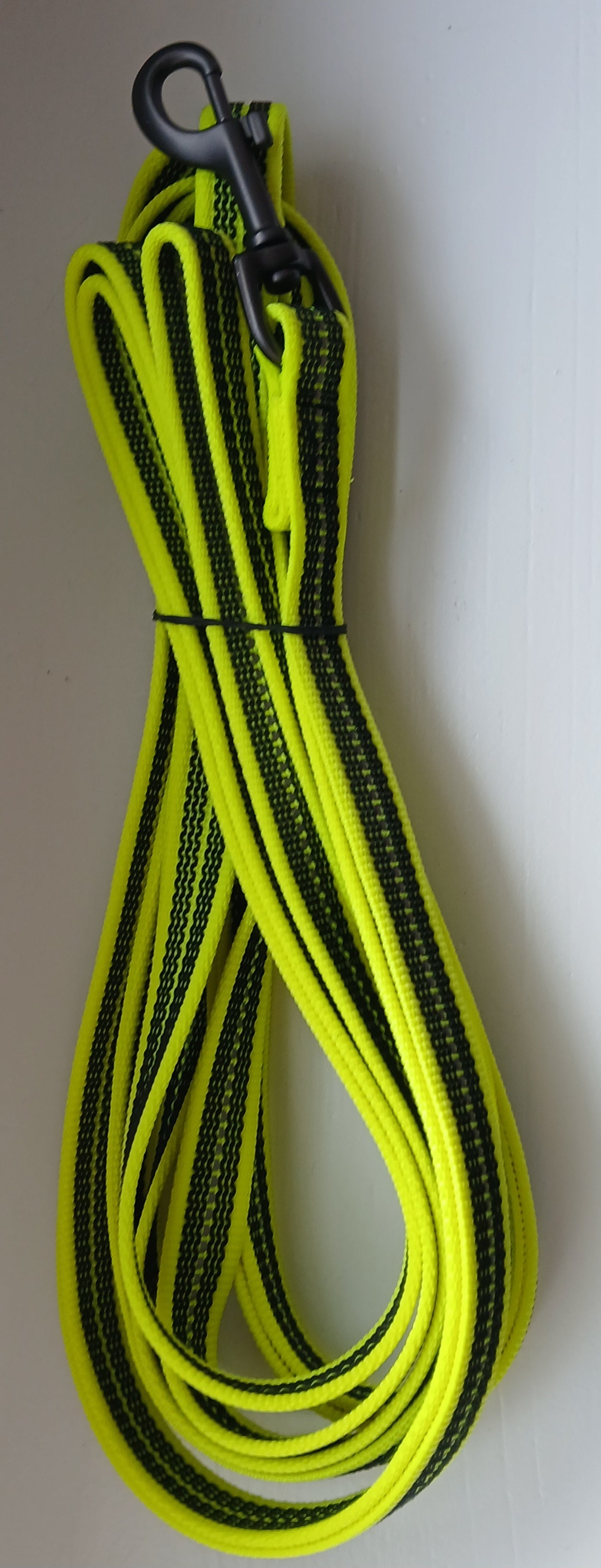 Reflektierende Leine - 3 Meter - ohne Handschlaufe, gummiert
