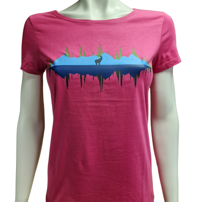 T-Shirt Steinbock Pink (Frau)