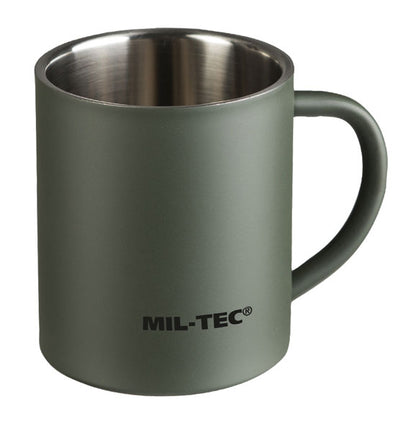 Mil-Tec Trinkbecher Edelstahl 450ml