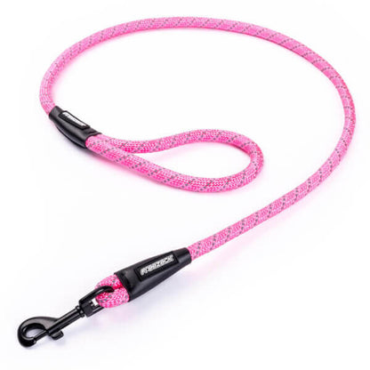 SET Hundehalsband 40-45cm + Leine PINK