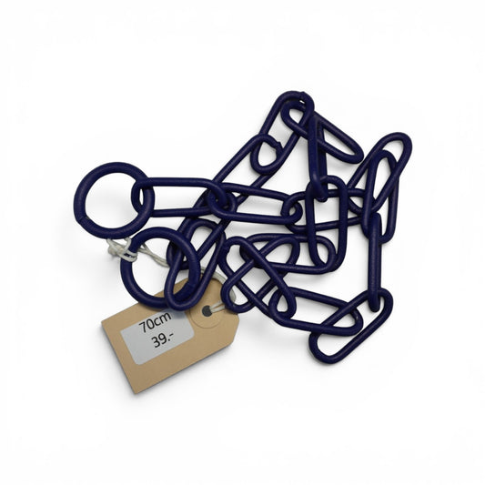 Gliederhalsband Blau - 70cm