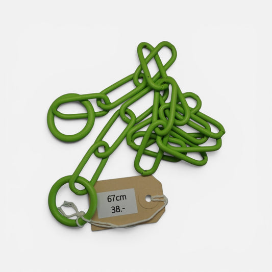 Gliederhalsband Lime - 67cm