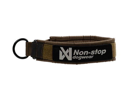 Non-Stop Solid collar Halsband WD Olive 52cm